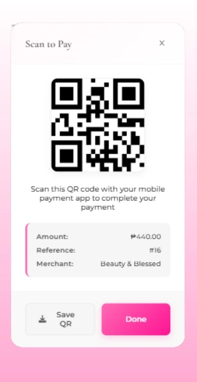 QR Code Ordering Preview